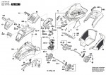 Bosch 3 600 HA4 50A Rotak 42 Li Lawnmower 36 V / Eu Spare Parts